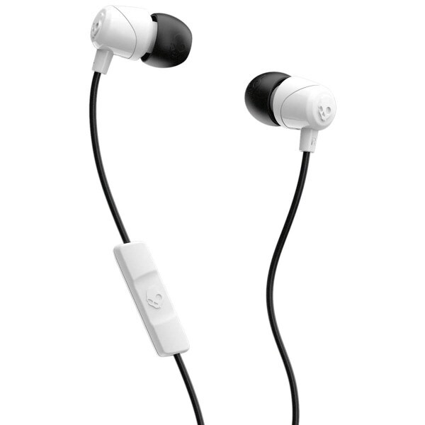 Skullcandy Earbuds With Microphone White Black White